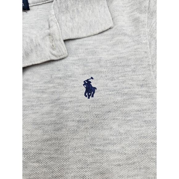 Polo Ralph Lauren Boy's Size 6 Gray Short Sleeve Polo Shirt - Picture 2 of 5